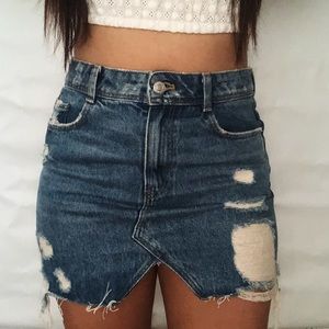 Zara denim skirt
